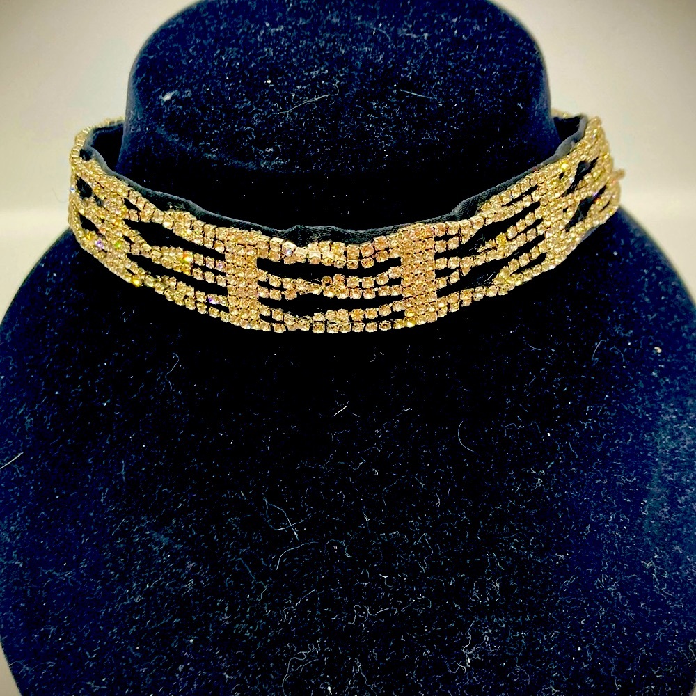 Rhinestone Choker Necklace